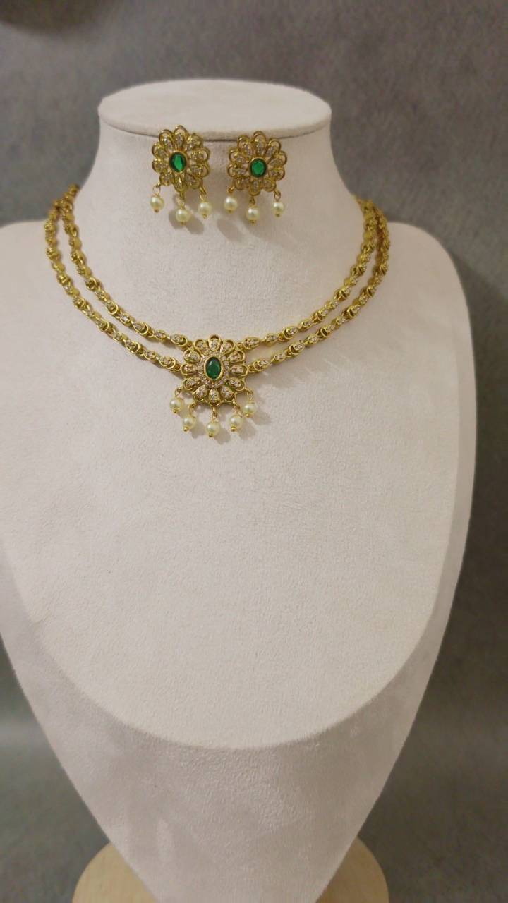 Double Layer Flower Pendant